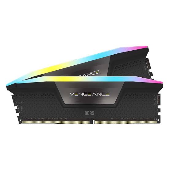 RAM CORSAIR VENGEANCE 64GB 2X32 6000MHZ DDR5 RGB C40 BLACK
