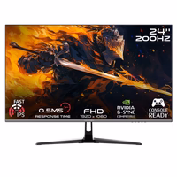 GAMEON GOPS24200IPS Pro Series 24" FHD, 200Hz, MPRT 0.5ms, HDMI 2.1, Fast IPS Gaming Monitor (Supports PS5) - Black
