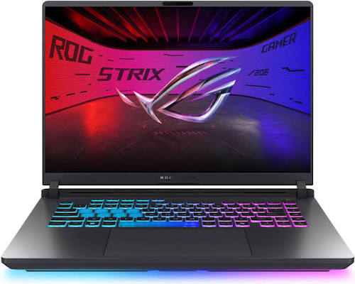 ASUS ROG Strix G16 G615LW-S5158 Gaming laptop Intel Core Ultra 9-275HX - 16GB ram - 1TB SSD - Nvidia Geforce RTX 5080 16Gb Graphics - 16" inch 240Hz - ENG Keyboard - DOS - Eclipse Gray - 1 Year Warranty - Retail Box - New Factory Sealed