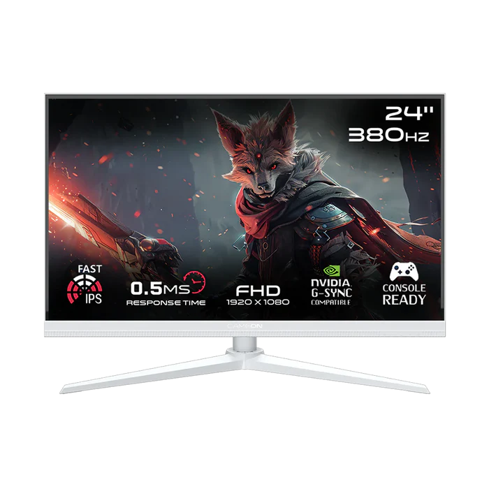 GAMEON GOAP24FHD380IPS Artic Pro Series 24" FHD, 380Hz, MPRT 0.5ms, HDMI 2.1, Fast IPS Gaming Monitor (Support PS5) - White