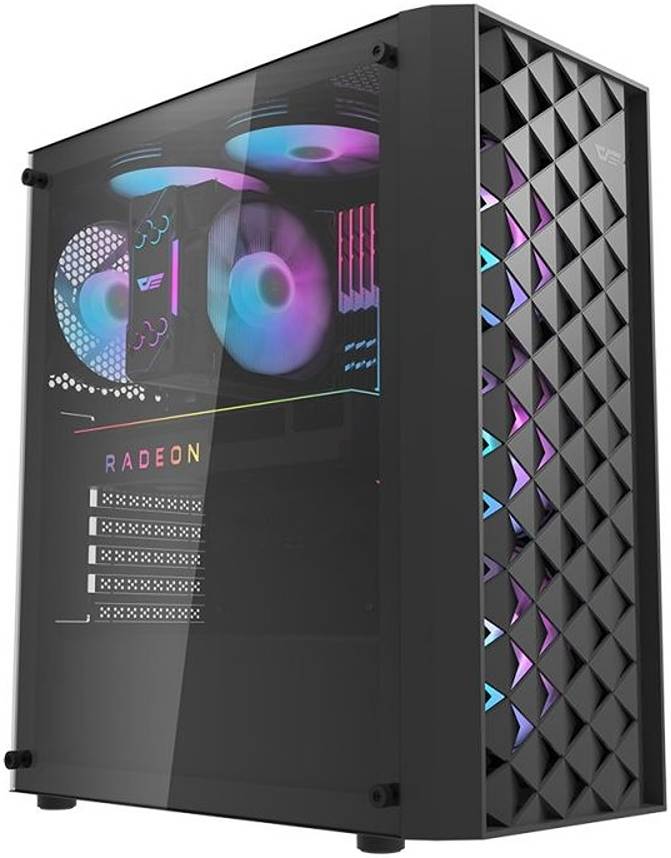 AMD RYZEN 5 9600X GIGABYTE B850M DDR5 (AM5) 512GB SSD M.2 16GB RAM DDR5 RTX 5070 12GB CASE WITH 4 FANS BLACK AIRCOOLER 750W POWER SUPPLY