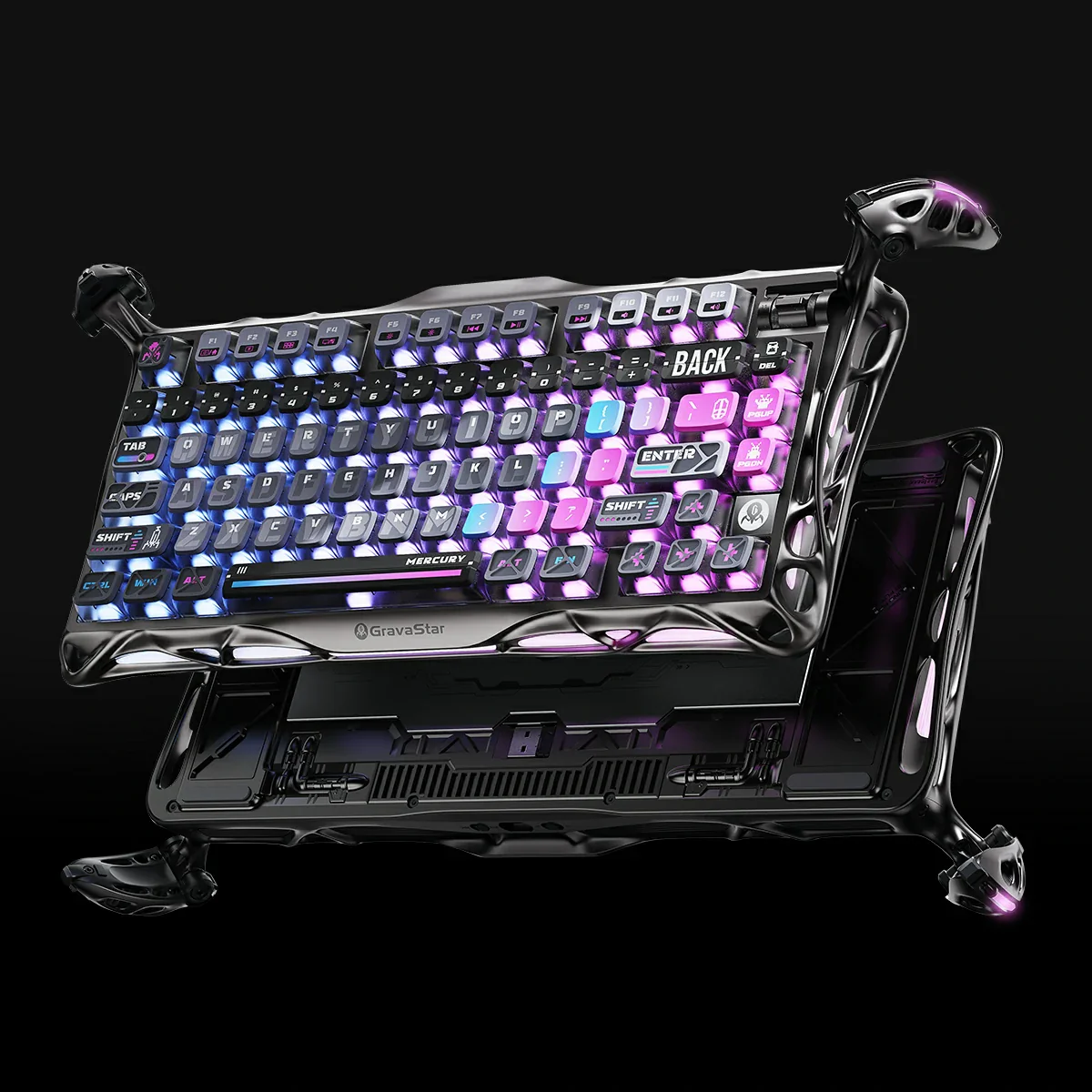 GravaStar Mercury K1 Pro 75% Wireless Mechanical Gaming Keyboard