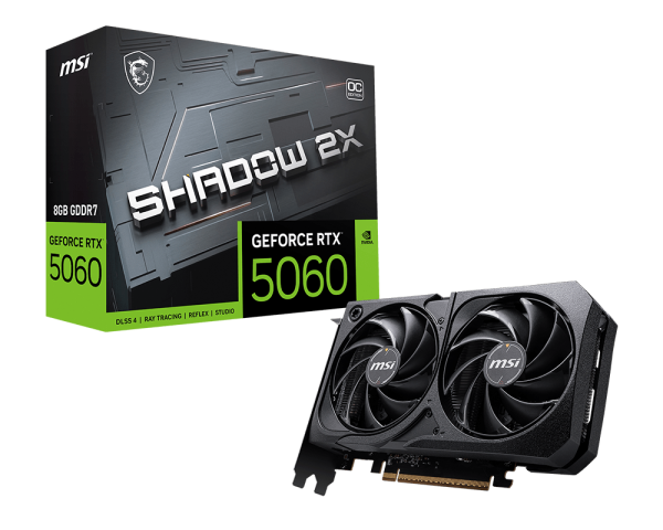 GeForce RTX 5060 8G SHADOW 2X OC