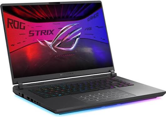 ASUS ROG Strix G16 G614PR Gaming Laptop - AMD Ryzen 9 8940HX - 16Gb DDR5 Ram - 1TB SSD - NVIDIA GeForce RTX 5070 Ti 12Gb Graphics - 16" WUXGA (1920�1200) 165Hz Display - English RGB Keyboard - Windows11 Home - Eclipse Grey - 1 Year Warranty - Retail Box - New Factory Sealed