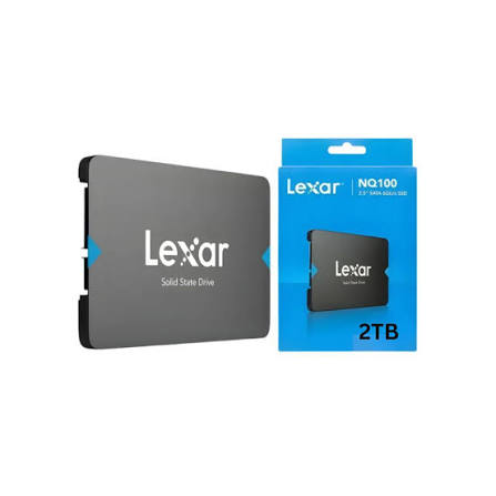 2TB Lexar NQ100 2.5 SATA (6Gb/s) Solid-State Drive, up to 550MB/s Read