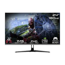 GAMEON GOPS24180VA 24" FHD, 180Hz, 1 ms , HDMI 2.0 Gaming Monitor (Adaptive Sync and G-Sync Compatible)