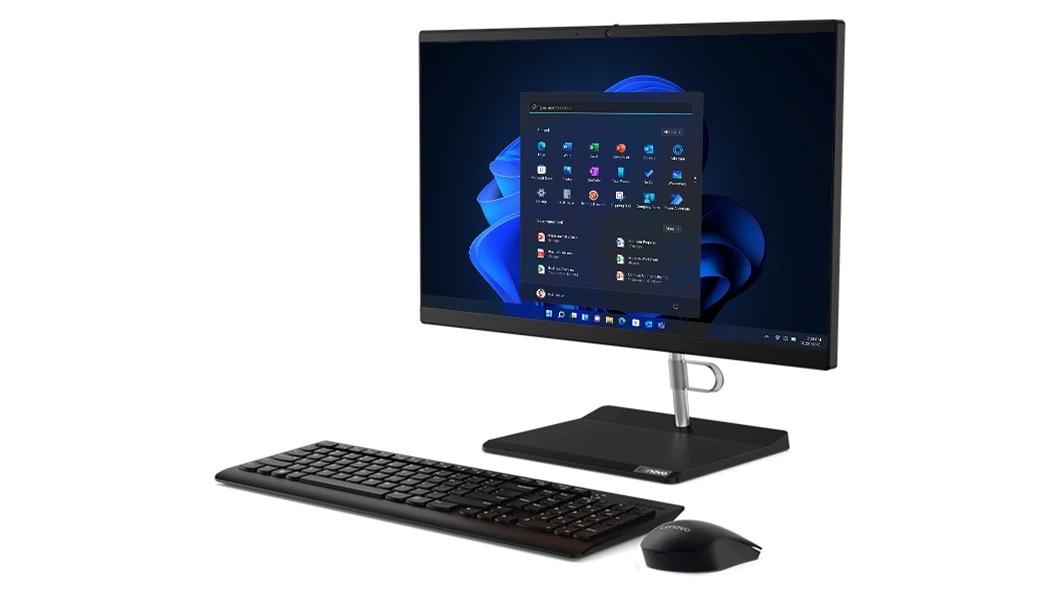 Lenovo Aio V30a 21.5"FHD N-TCH I5-1135G7-8GB-256GBSSD-DVDRW-DOS-BLK-ENG