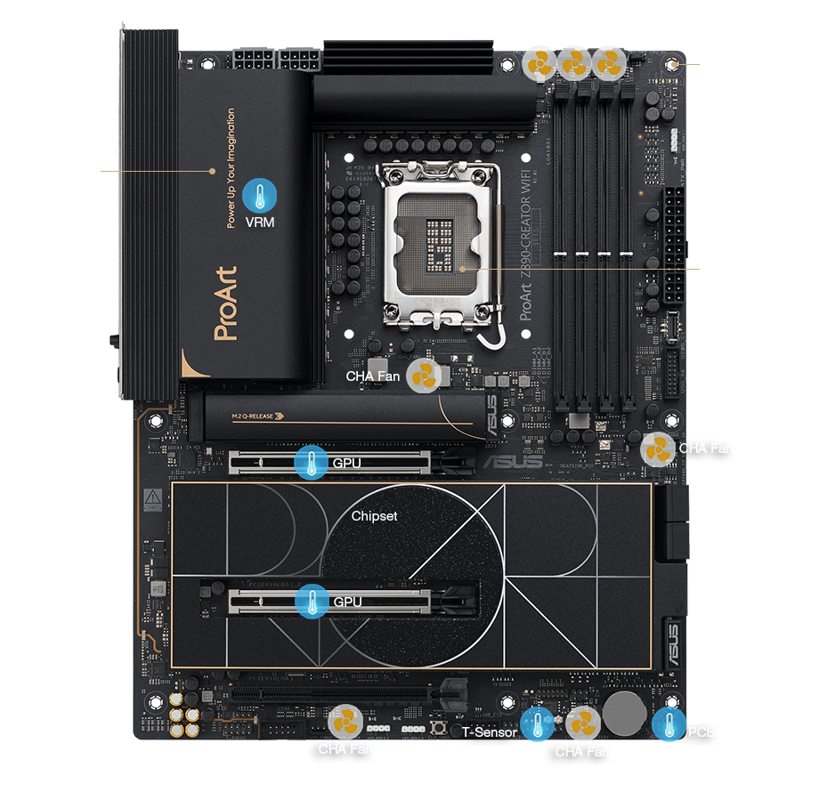 MB ASUS Z890 CREATOR PROART WIFI D5