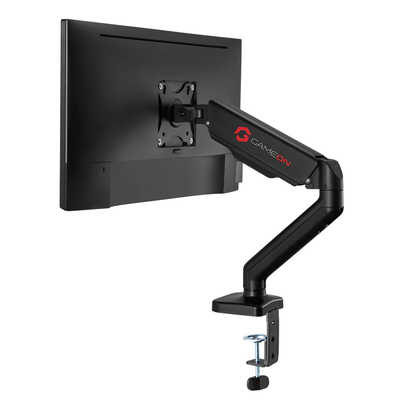 GAMEON GO-5336 Single Monitor Arm, Stand And Mount For Gaming And Office Use, 17" - 32", Each Arm Up To 9 KG