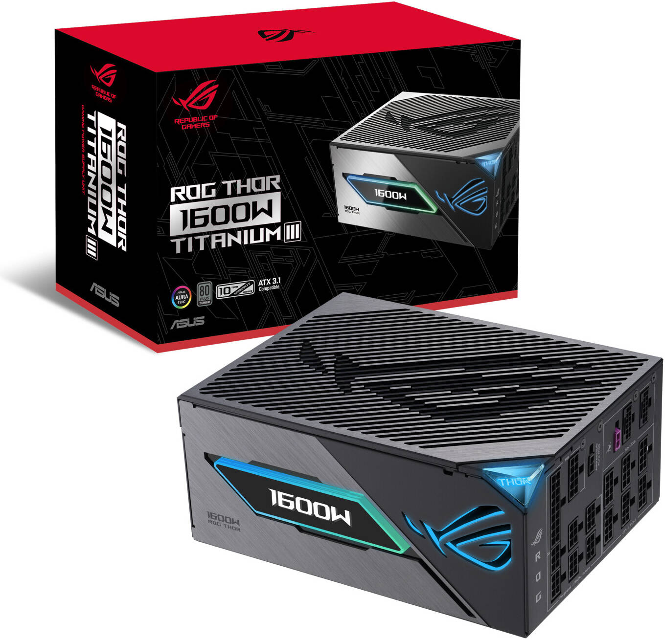 ASUS ROG THOR 1600W TITANIUM III ATX 3.1