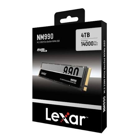 4TB High Speed PCle Gen5x4, up to 14,000 MB/s read and 11,000 MB/s write