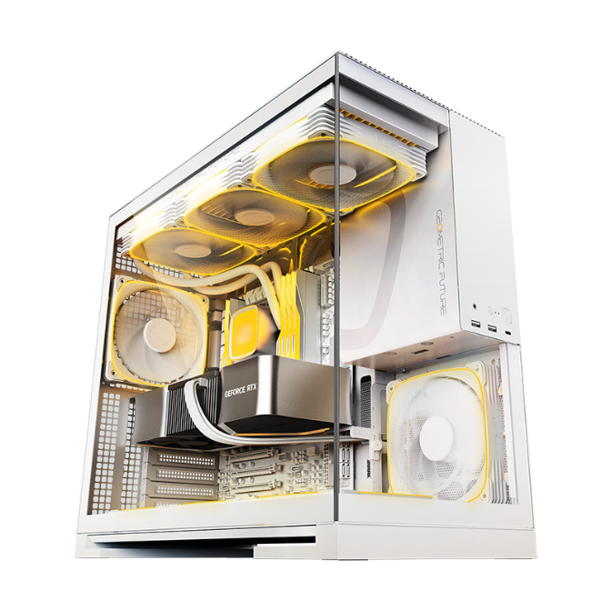 GEOMETRIC FUTURE M5 MID TOWER WHITE CASE GEO-M5F-W