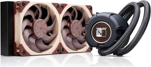 Noctua 240mm AIO Liquid CPU Cooler, Premium Quiet Cooling System with Asetek Emma V2 Pump, NF A12x25 G2 Fans, SecuFirm2 Plus Mounting, Low Noise