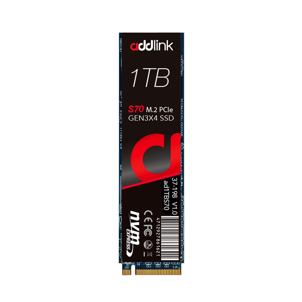 1TB M.2 2280 PCIe GEN3X4 NVMe SSD ( Up to R:3200 , W:2600)
>> actual speed can reach R:3500/W :3000