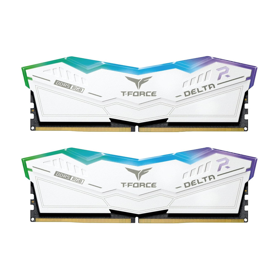 RAM T-FORCE DELTA RGB 64GB 2X32 6000MHZ DDR5 WHITE CL38