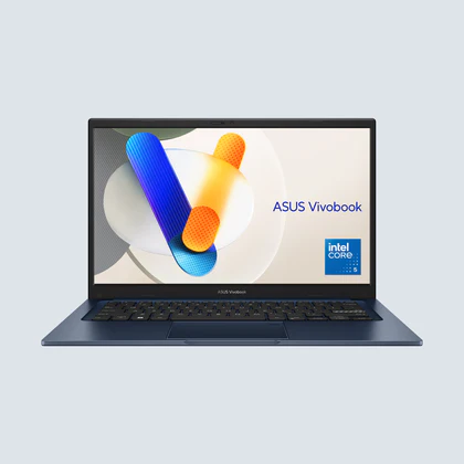 Asus Vivobook X1404VA-EB277W Laptop - Intel Core 5 120U - 8Gb Ram - 512Gb SSD - Intel UHD Graphic - 14" inch FHD Display - Windows11 - English Keyboard -QUIET BLUE - 1 Year Warranty - Retail Box - New Factory Sealed