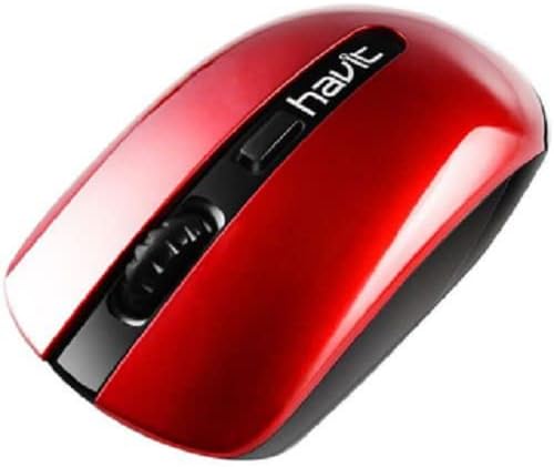 Wireless mouse black+red