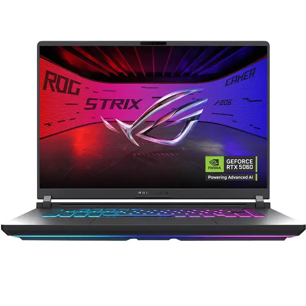 Asus Gaming Laptop ROG Strix G16 G615JPR-RV098 I7-14650HX 16GB-1TBSSD-RTX5070-8GB-16"WUXGA-165Hz-DOS-GRAY-ARB