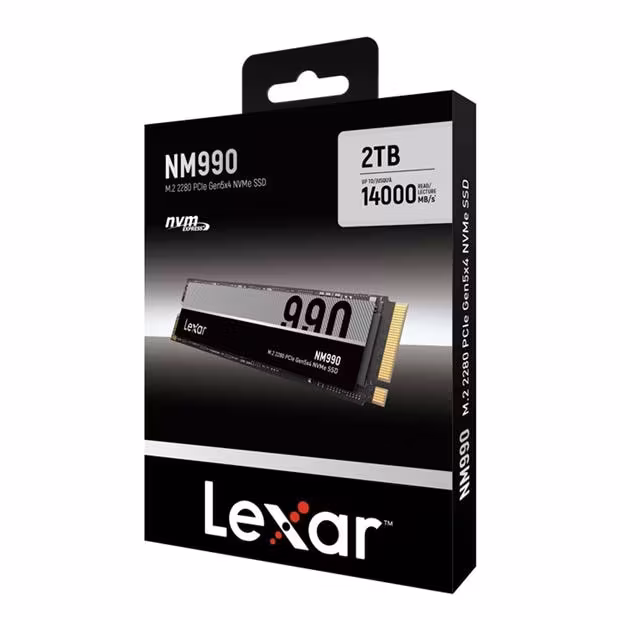 2TB High Speed PCle Gen5x4, up to 14,000 MB/s read and 10,000 MB/s write