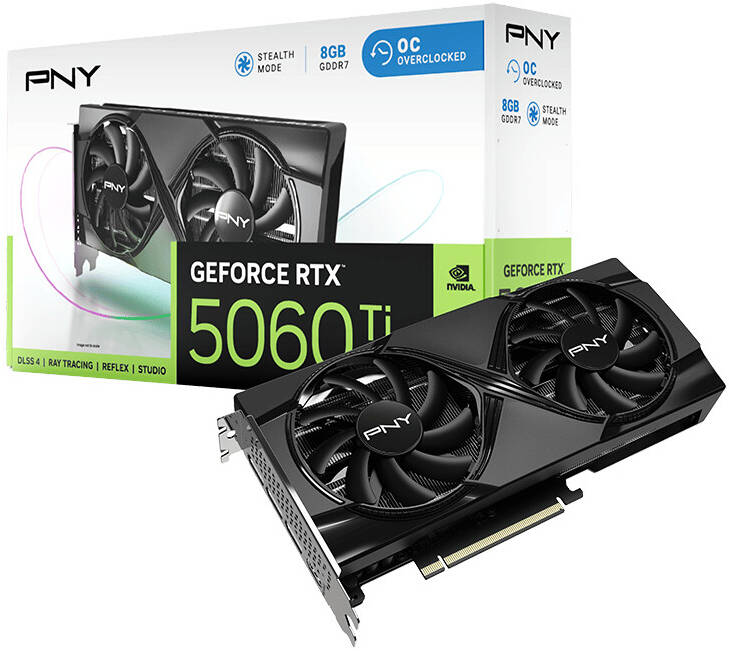 PNY GeForce RTX 5060 Ti Dual Fan OC 8GB