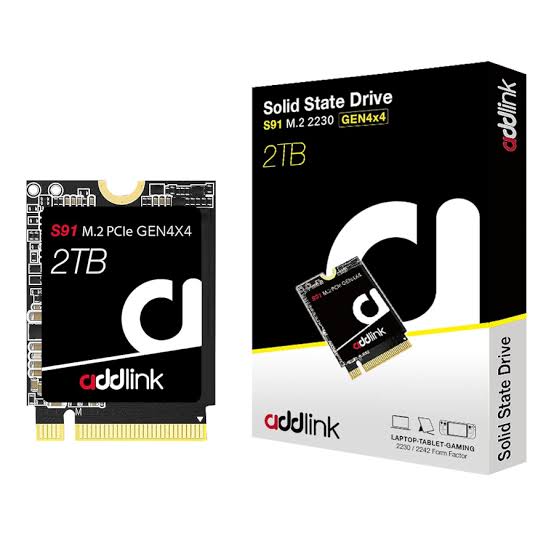 2TB M.2 2230 PCIe GEN4X4 NVMe ( Up to R:5000 , W:3200)