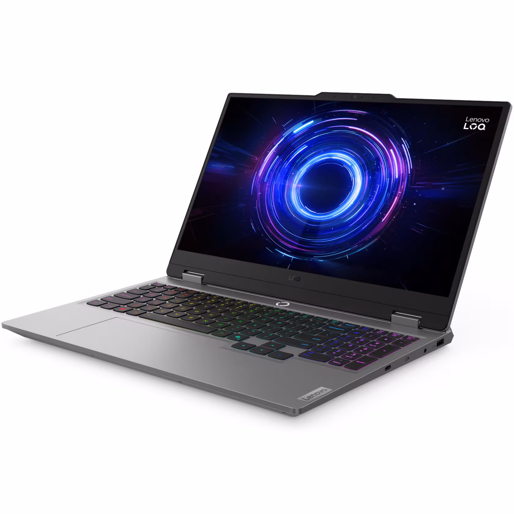 Lenovo Gaming Laptop LOQ 15IRX10 I7-13650HX 16GB-1TBSSD-8GB-RTX-5050-15.6"FHD-144Hz-DOS-LUNA-GREY-WHT-BKLT-ENG