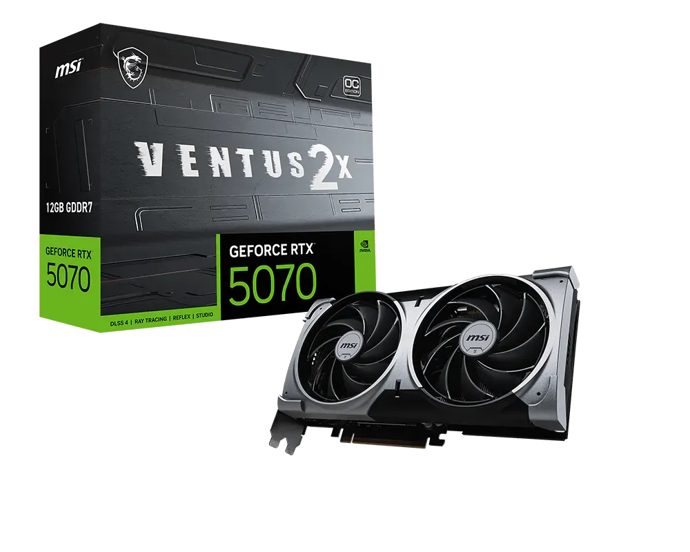GeForce RTX 5070 12G VENTUS 2X OC