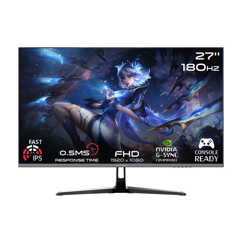 GAMEON GOPS27180IPS 27" FHD, 180Hz, 0.5ms Fast IPS Gaming Monitor (Support PS5)