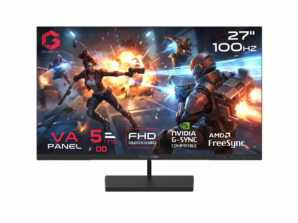 GAMEON GB27F100 Basic Series 27" FHD, 100Hz, MPRT 0.5ms, VA Panel Gaming Monitor Black