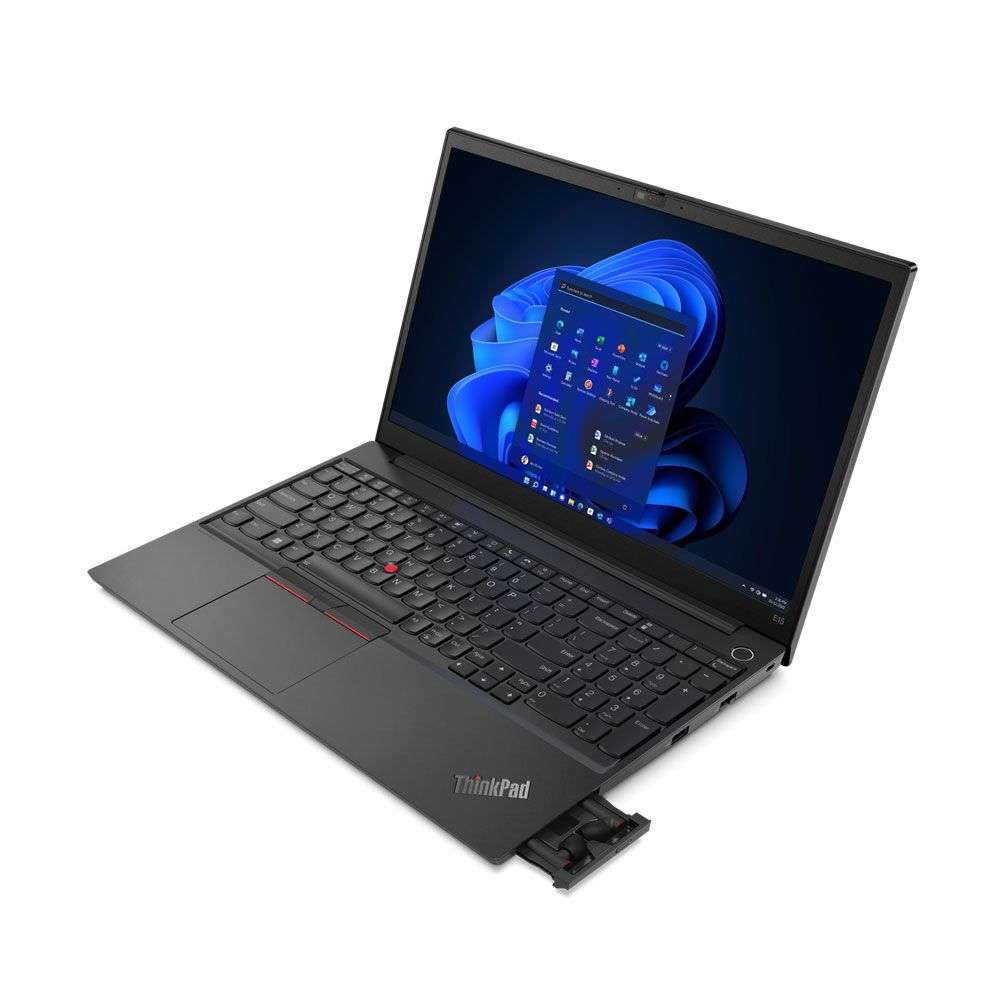 Lenovo Laptop ThinkPad E15 I5-1235U-8GB-256GB-IRIS-15.6"FHD-IPS-Dos-Blk-Eng-W-Bag