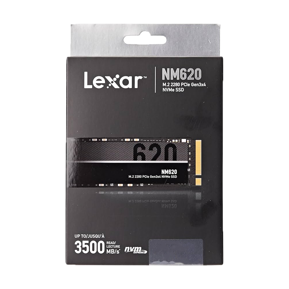 1TB High Speed PCIe Gen3 with 4 Lanes M.2 NVMe, up to 3300 MB/s read and 2600 MB/s write