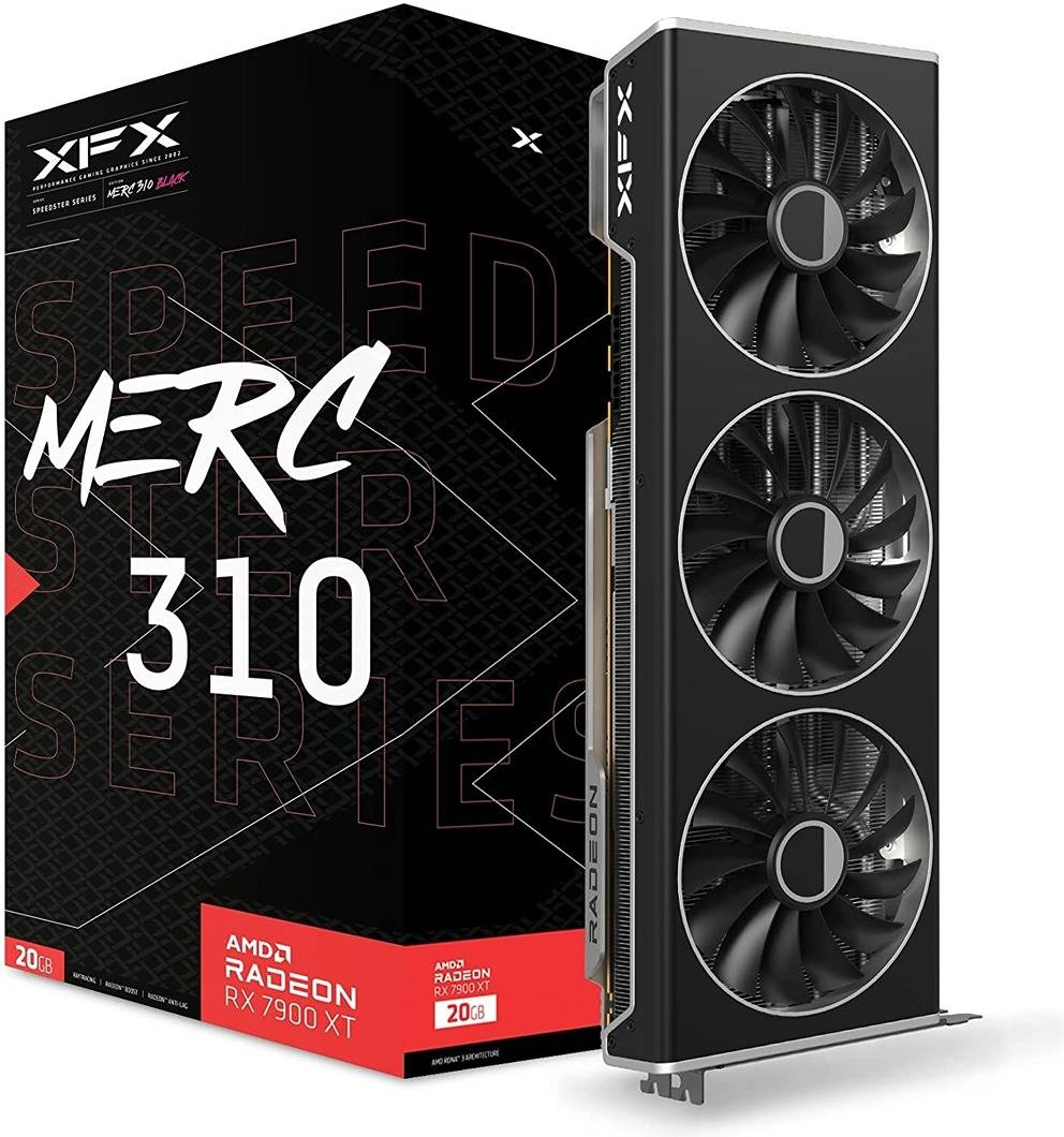 XFX SPEEDSTER MERC310 AMD Radeon RX 7900 XT Gaming Graphics Card with 20GB GDDR6, AMD RDNA 3