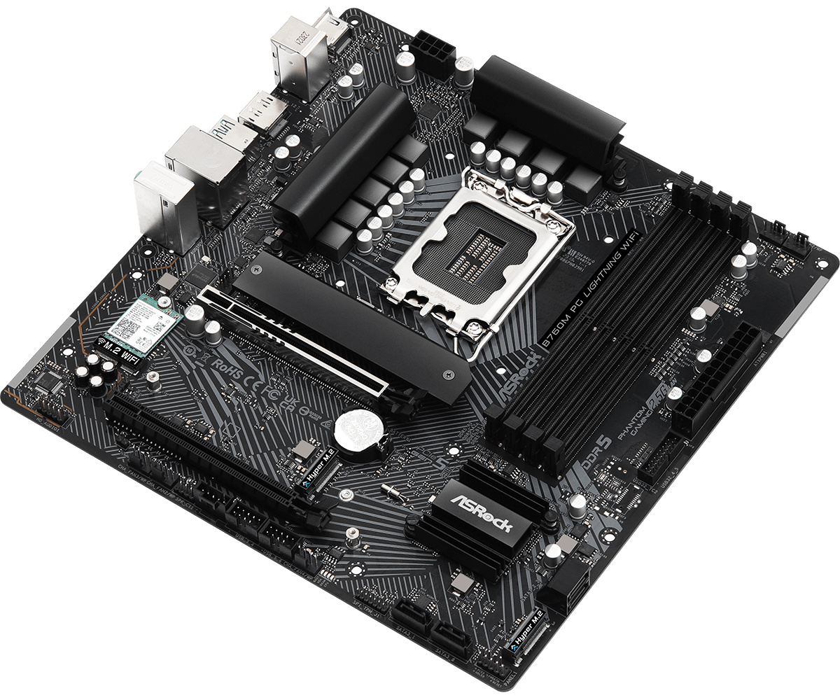 MB ASROCK B760M PG LIGHTNING WIFI DDR5