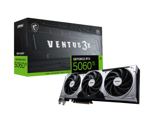 GeForce RTX 5060 Ti 8G VENTUS 3X OC