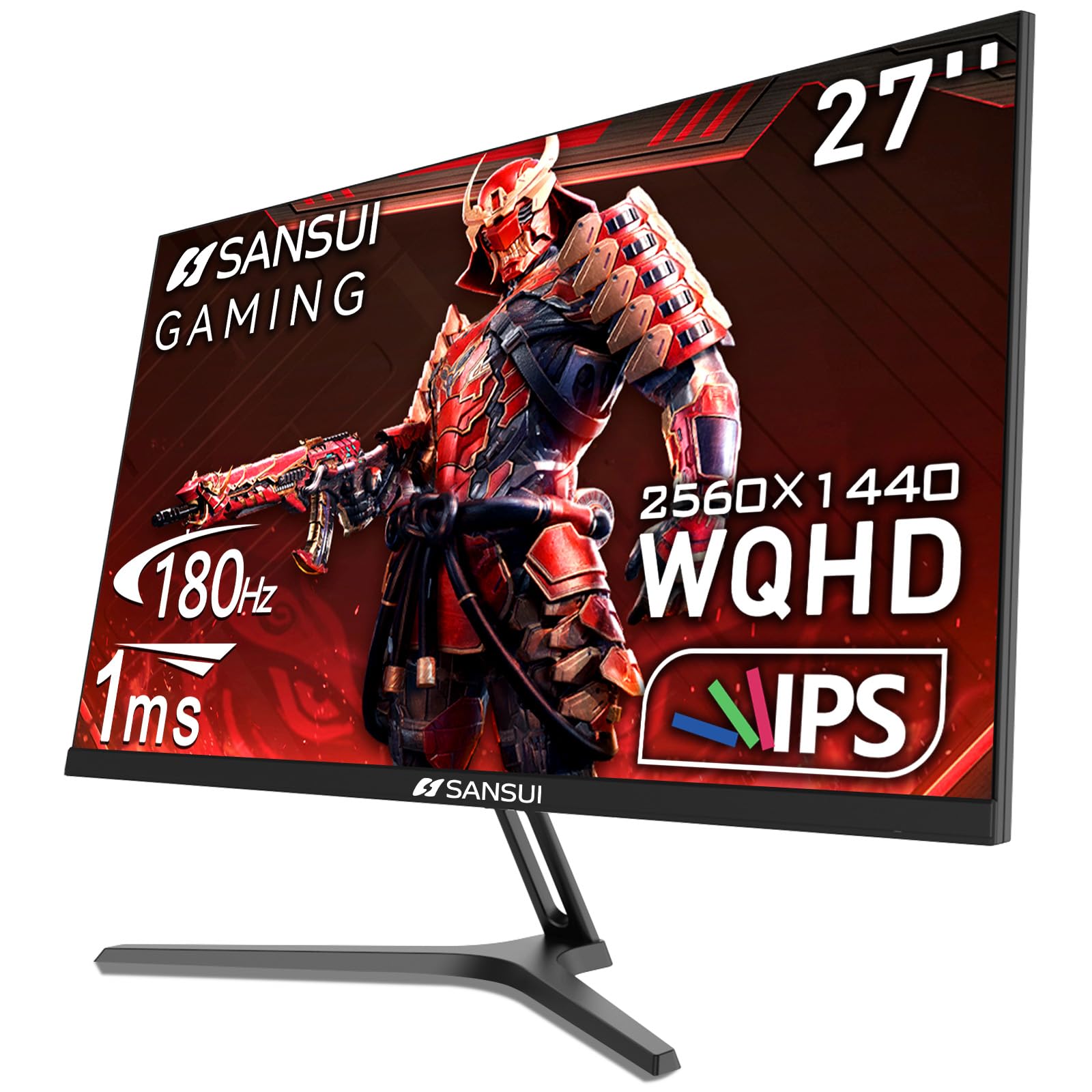 SANSUI ES-G27F2Q / 27" / IPS / 2K QHD / 180HZ / 1 MS / GAMING MONITOR / 3 YRS