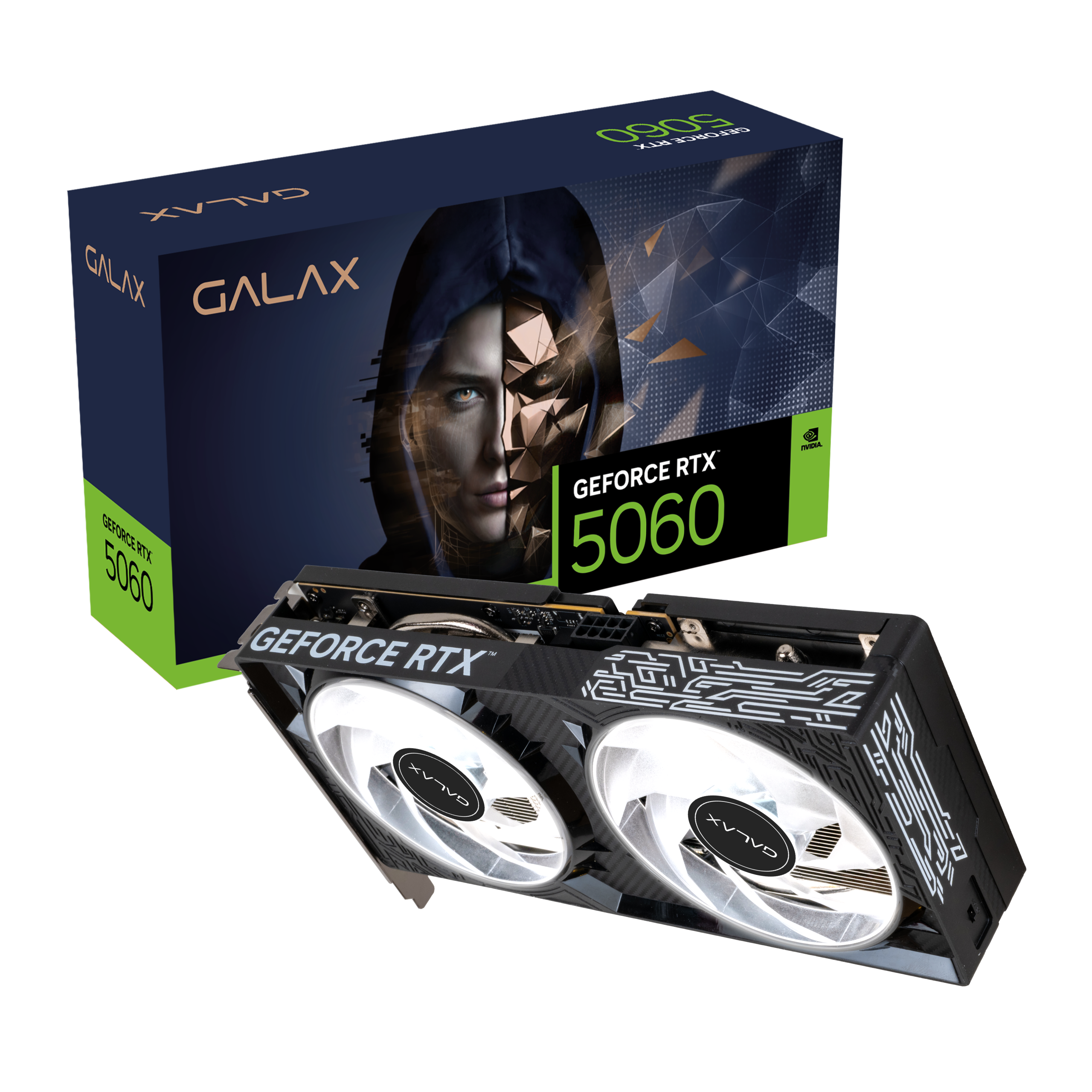 B67O Black GF RTX5060 1-Click OC V2 PCI-E 8GB / GDDR7 128BIT W/DP/DP/DP/HDMI/Cooling Fan