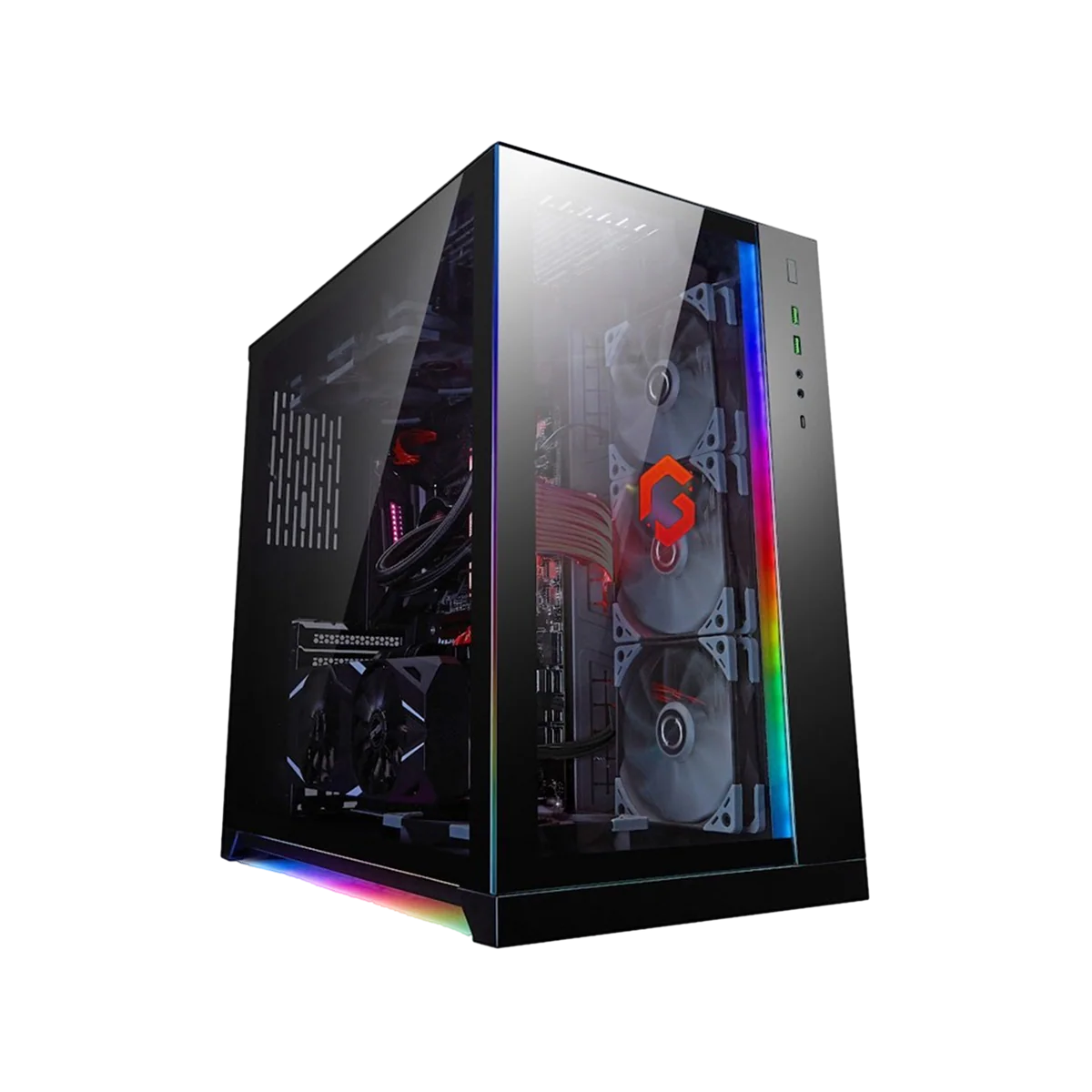 LIAN LI Gameon Edition O11 Dynamic Mid Tower Case - Black