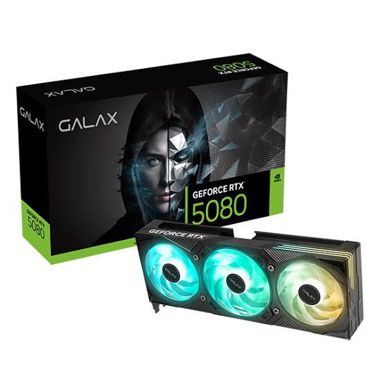 B37S Black GF RTX5080 EX Gamer PCI-E 16GB / GDDR7 256BIT W/DP/DP/DP/HDMI/Cooling Fan
