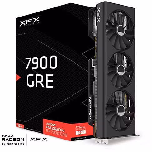 XFX RADEON RX 7900 GRE Gaming Graphics Card with 16GB GDDR6, AMD RDNA 3