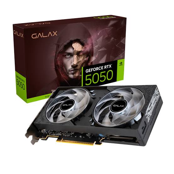 B76O Black GF RTX5050 1-Click OC V2 PCI-E 8GB / GDDR6 128BIT W/HDMI/DP/DP/HDMI/Cooling Fan