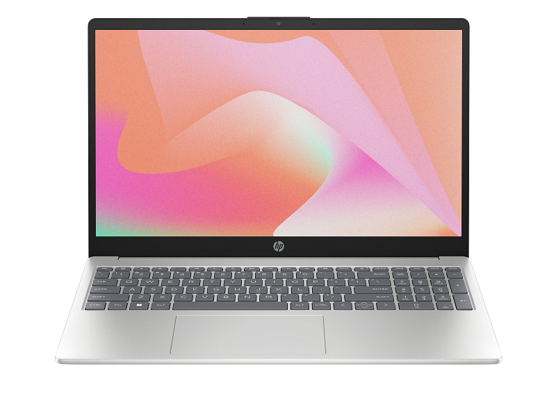 HP Laptop 15-fd0458nia i7-1255U 8GB-512GBSSD-15.6"FHD-BACKLIT-DOS-NATURAL-SILVER-ENG