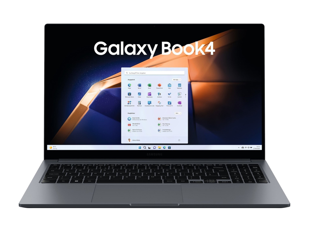 Samsung Galaxy-Book-4 Notebook Core 7 150U 16GB 512GB SSD 15.6" FHD IPS Win11Home Backlit KB - Silver