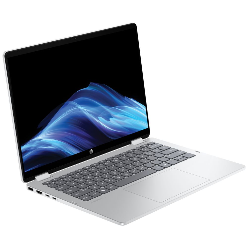 HP OmniBook 3 Laptop 15-fn0105dx - AMD Ryzen 5 AI 330 APU - 16Gb Ram - 512Gb SSD - 15.6" FHD Touch Screen - Finger Print Reader - Windows11 Home - Glacier Silver - 1 Year Warranty Retail Box New Factory Sealed