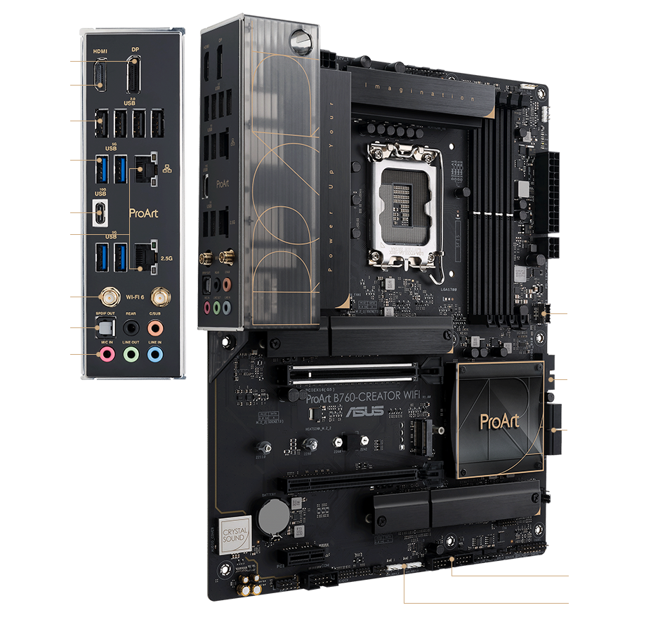 MB ASUS B760 CREATOR PROART WIFI DDR5