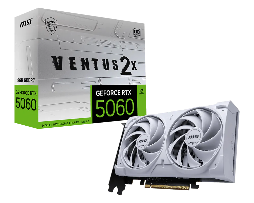 MSI GeForce RTX 5060 VENTUS 2X OC 8GB