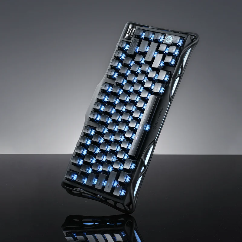 GravaStar Mercury K1 75% Wireless Mechanical Gaming Keyboard - Stealth Black